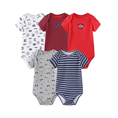 Image of MAMIMAKA Newborn Layette Gift Set Bodysuits Pants for Baby Girl and Boy 24 Piece 100% Cotton Essentials and Accessories