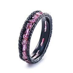 Ruby in Black Anthracite