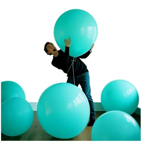 Image of 30 Pack Teal Balloons 36 inch Turquoise Latex Giant Balloons for Party Decorations and Events