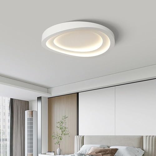 Plafonnier LED 40cm tricolore dimmable design rond moderne - 5