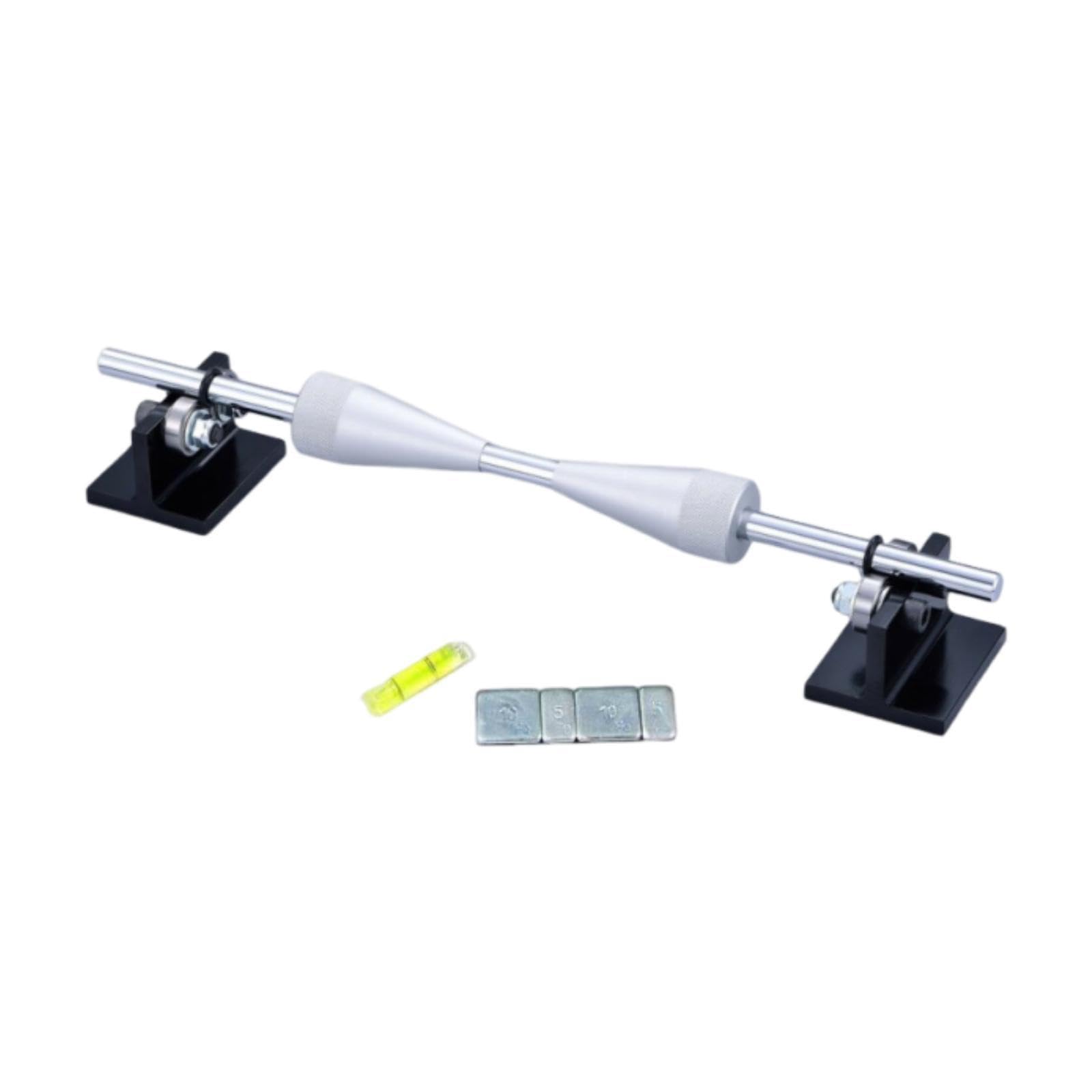 Equilibrador de Ruedas para Motocicleta, Herramienta de Taller de Aluminio, Compatible con Llantas de Moto y Remolque- A