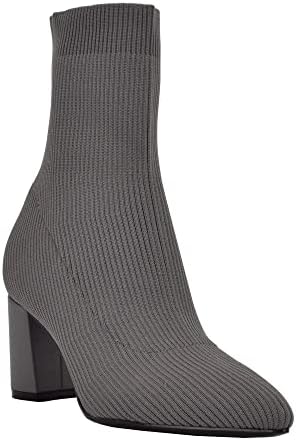 Calvin Klein Women's FINHY Ankle Boot, New Grey, 5.5 | Image 5