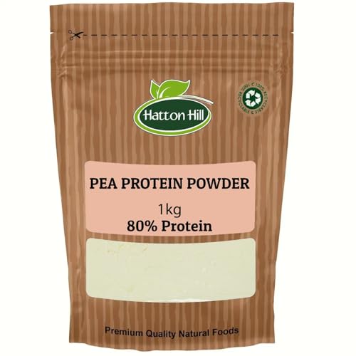 Pea Protein Powder 1kg 80% Pure Plant Protein by Hatton Hill