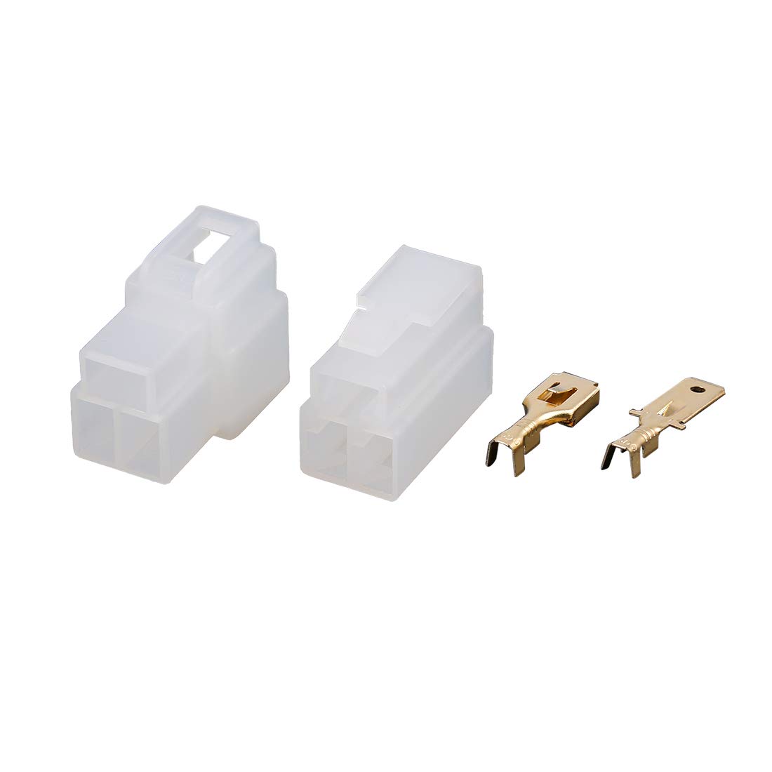 X AUTOHAUX 8 Sets 3 Pin Car Vehicle Electrical Wire Connector Male Female