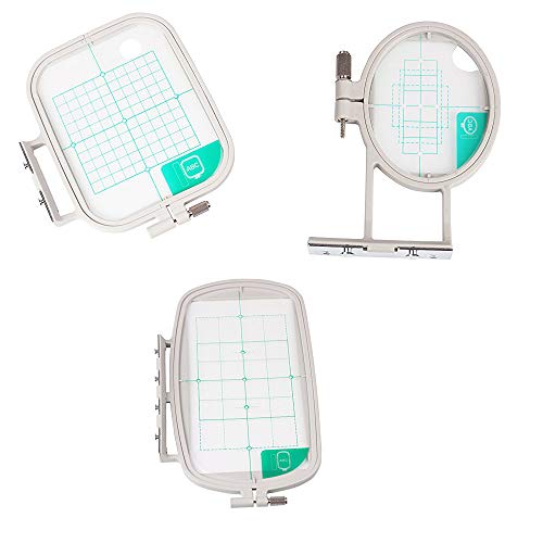 Image of YICBOR Embroidery Machine Hoops for Brother SE700 SE600 PE535 PE550D PE545 SE400 PE525 PE540D PE500 SE625 SE425 M380D Innovis Babylock (3in1 Set)