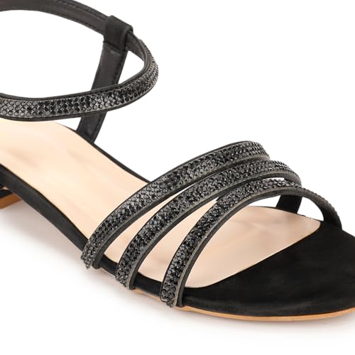 Image of Marc Loire Embellished Flat Fashion Sandals for Women