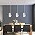 Modern Crystal Pendant Light Fixture 3-Pack Chrome Finish Hanging Lighting Crystal Chandelier for Kitchen Island