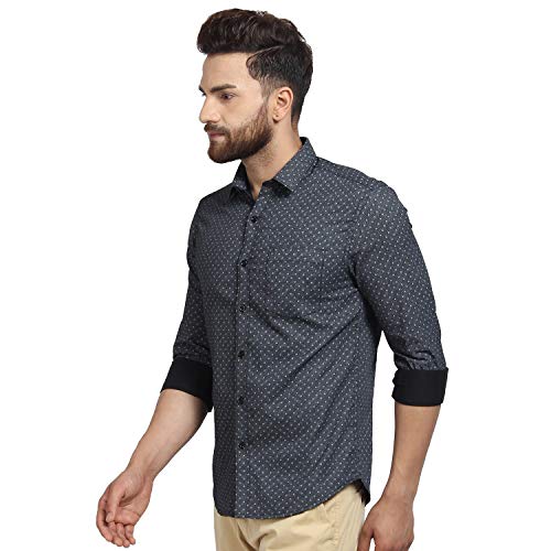 Image of Men's Cotton Printed Casual Shirt