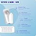 Vive L'Amour 1.5% Hyaluronic Acid Vaginal Suppositories, Vaginal Moisturizer, Continuous Hydration, Relieves Dryness, Restores Natural Softness & Elasticity, Enhances Vaginal Health (12 Inserts)