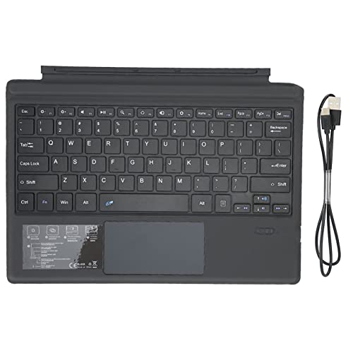 Grcfumo Teclado 1 PC, Cubierta de Tipo inalámbrico, Teclado Delgado de absorción magnética inalámbrica de Bluetooth para el Exterior PRO3 4 5 Tableta PC