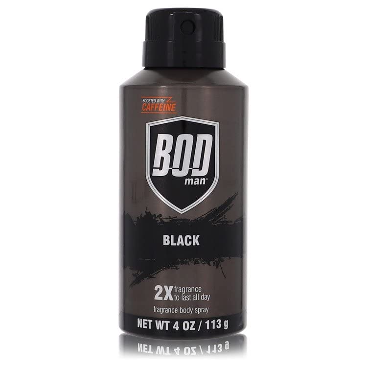 Bod Man Black Cologne By Parfums De Coeur Body Spray 4 oz