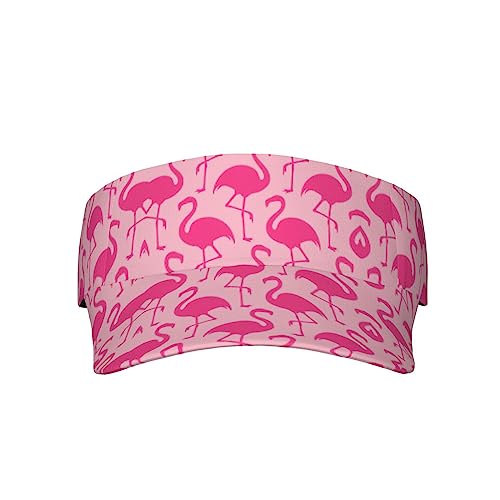 Chapeau de soleil respirant et anti-transpiration à motif flamant rose