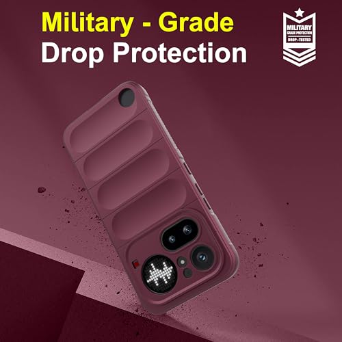 Image of Zapcase Back Case Cover for Nothing Phone (4a) Pro | Compatible for Nothing Phone (4a) Pro Back Cover | Liquid Silicon Magic Case with Camera Protection | Plum