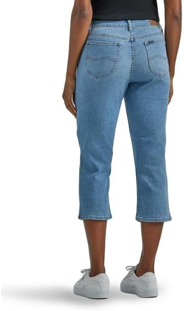 Lee® Women's Denim Capri (Bursting Brights- 22 M) - Image 2