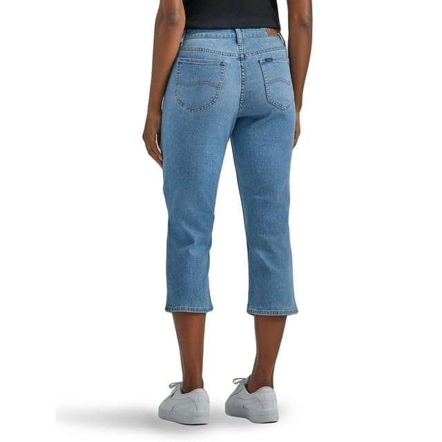 Lee® Women's Denim Capri (Bursting Brights- 22 M)2