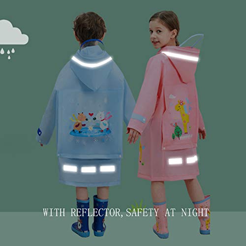 Kids Boys Girl Raincoat Rain Jacket Water Waterproof Windproof Coverall Muddy Play Buddies Hoodie Rain Coat Poncho Suit4