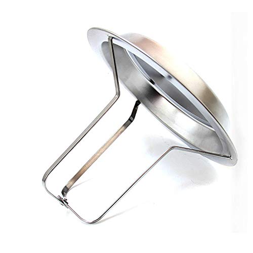 Fewear Beer Can Chicken Holder Chicken Grill Pan Stainless Steel Rack Stand Chicken Roasting Rack Pan Chicken Cooking Rack with Pan for Grill Oven BBQ (Silver)