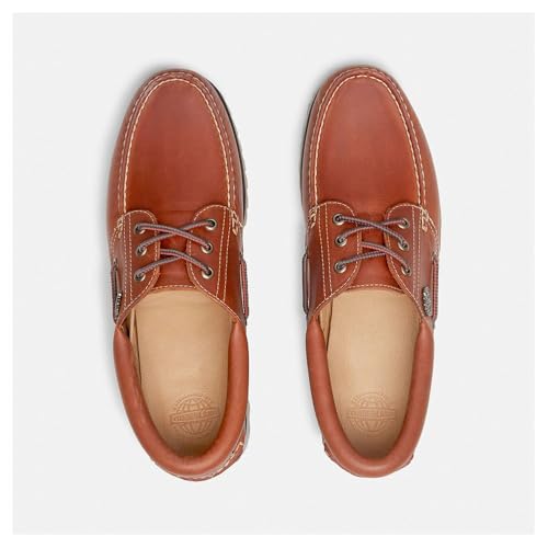 Image of Timberland Men's Authentic 3-Eye Lug Handsewn Boat Shoes