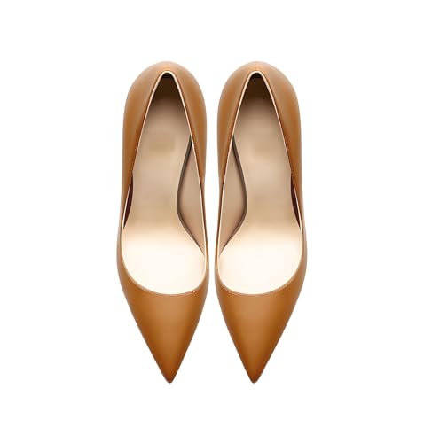 Image of Women's Pointed Toe Shallow Stiletto Heels 4.7 Inch Pumps Wedding Party Banquet Shoes
