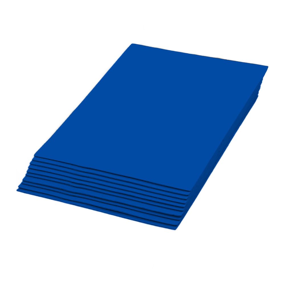 EliteKoopers 10pcs Blue 2mm Thick A4 Plain Craft EVA Foam Sheets