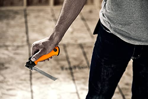 Fiskars Pro Scie pliante compacte, 2 lames de scie incluses
