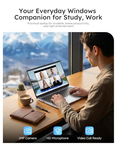 Image of Amzboy 15.6 inch Laptop, N4020 CPU, 4GB RAM, 128GB eMMC, FHD Display, Win 11