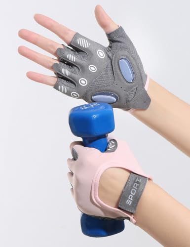 Workout Gloves for Men & Women Full Palm Protection Breathable Exercise Gloves, Lightweight Fitness Gloves for Pull Up, Dumbbells, Cycling - Image 3