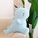 Zaloife Kuscheltier Dinosaurier Blau, Plüschtier Dino 25 cm, Stofftier Dinosaurier, Plüsch Dino Kissen Puppe Geschenk für Fans Kinder