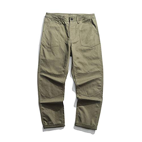Herringbone Twill Military Trousers