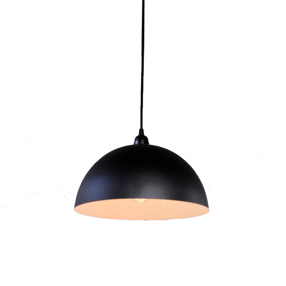 WEZXRLZNE Retro Industrial Style Iron Art Food Hanging Lamp Restaurant Foyer Farmhouse Simplicity Chandelier Modern Semicircle Hotel Small Bar Ceiling Light Fixtures