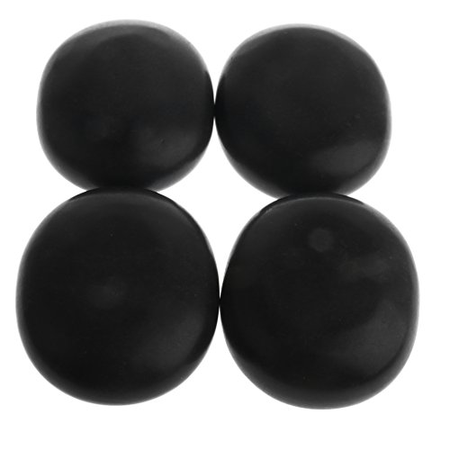 Lote 4pcs Piedras Naturales Grandes Del Masaje Del Basalto Del Balneario Del Cuerpo Caliente Grande - Imagen 3