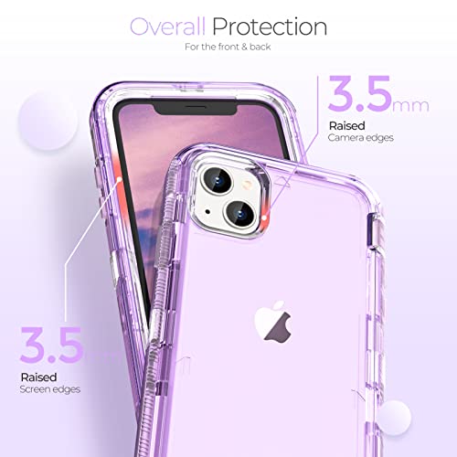 Oribox Case Compatible With Iphone 13 Mini And 12 Mini, Heavy Duty Shockproof Anti-Fall Clear Case #TOP3