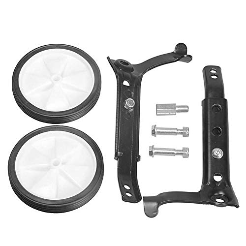 Ruedas de entrenamiento ajustables para bicicleta infantil DubMag en color negro miniatura 1