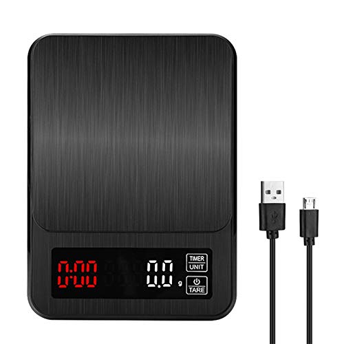 Food Scale, Digital Kitchen Scale, Electronic Drip Coffee Scales with Timer, Precision Diet Scale for Cooking, Baking, Measuring Tools, Scale