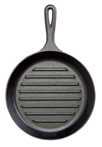 Lodge Seasoned Cast Iron 9 Inch Grill Pan - image 1