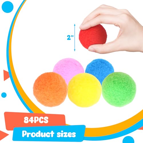 POPLAY 84PCS Reusable Water Balls, Reusable Water Balloons for Kids Outdoor Games Pool games，Water Balls for Adults Boys and Girls Summer Beach - Thumbnail 2