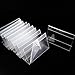 Melleco 10pcs Sign Display Holder Price Desktop Name Card Product Information Tag Label Counter Top Stand Case 12cm x 8cm