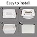 GRANNY SAYS Storage Baskets for Shelves, Closet Organizer Bins, Clothes Storage Bins with Metal Frame, Large Baskets for Organizing and Storage, Collapsible, Ivory, 2-Pack