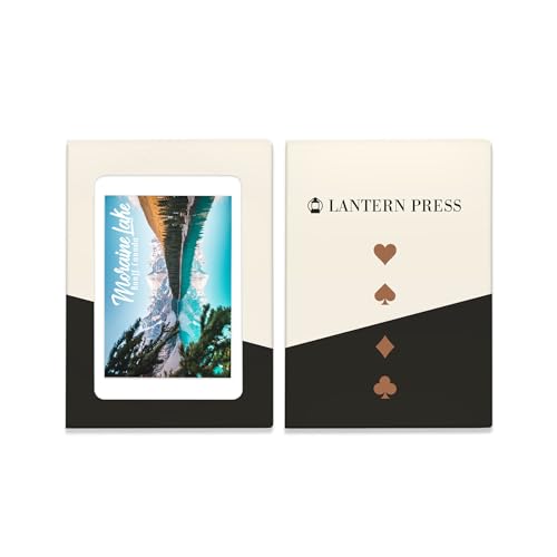 Baraja de Poker Lantern Press Banff Moraine Lake 52 Cartas miniatura 4
