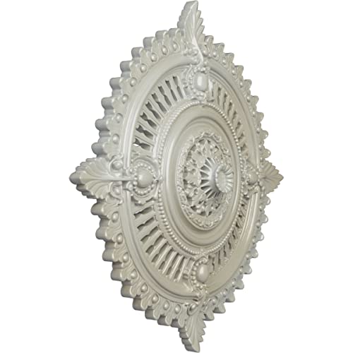 Image of Ekena Millwork Haylynn Ceiling Medallion, Flash Blue
