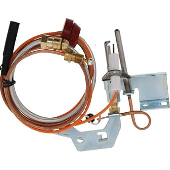 100109295 - Upgraded Replacement for AO Smith Water Heater Pilot Assembly  Ignitor NAT 190 Deg