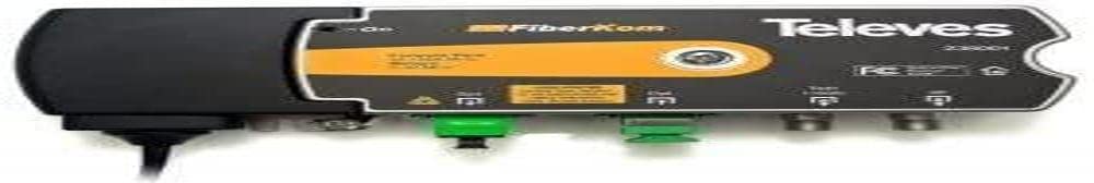 Mini-nodo Fiberkom CATV OLC con receptor óptico de 2 fibras para redes de televisión