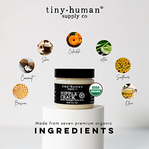 Tiny Human Supply Co THS018 Organic Nipple Cream, Nipple Crack Lanolin Free Nipple Butter, Balm For Breastfeeding Mother thumb #4