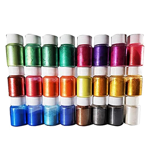 DIY Handmade Pearlescent Mica Powder Epoxy Resin Dye Pearl Resin Pigments Material Crystal Mold Soap Making mica Powder for soap Making