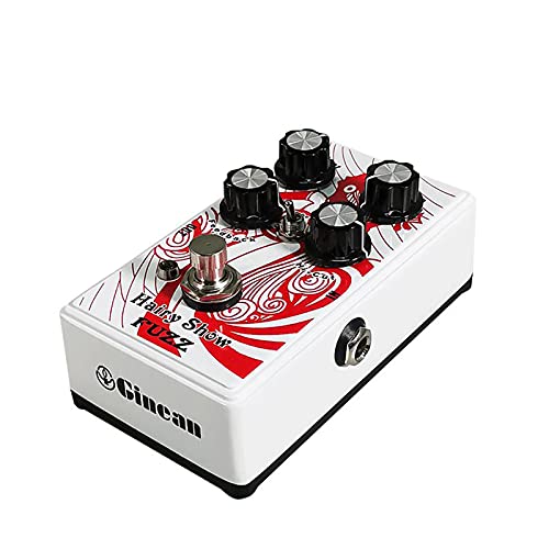 HUIOP FUZZ Pedale per effetti per chitarra elettrica per basso elettrico,FUZZ Effect Pedal