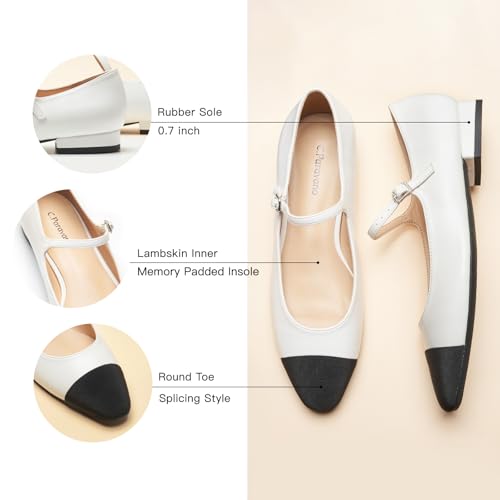Image of C.Paravano Mary Jane | Women's Flats | Ballet Flats | Mary Jane Shoes | Dressy Flats
