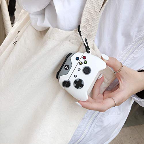 Image of Emoh Roced Case for AirPodS 4 (2024) with Keychain (ANC), Cute Cartoon Shockproof Protective Cover Compatible with Apple AirPods 4th Generation 2024 for Women and Boys (Gaming Pad)