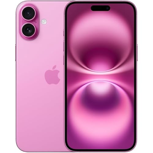 Apple iPhone 16 Plus, US Version, 256GB, Pink - Unlocked (Renewed)