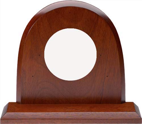 Maximum Single Instrument Mantle Mount - Mahogany