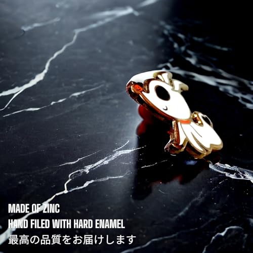 Image of Zero Ghost Dog Pin Halloween Enamel Pin Dog Zero Enamel Pin Zero Pin Zero Ghost Dog Figure Pin Zero Ghost Dog Lapel Pin Zero Ghost Dog Brooch Christmas Pin Halloween Zero Pin Christmas Gift Enamel Pins and Brooches for Lapel Pin Backpack Bags Badg